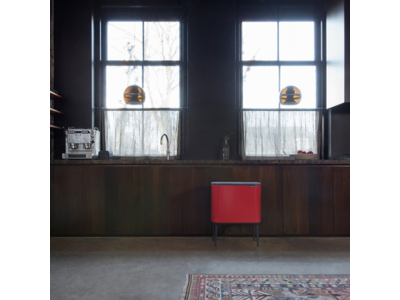 Brabantia affaldsspand med låg | Bo Touch Bin | 3 x 11 liter | Rød