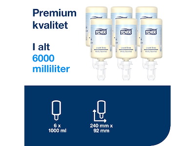 Sæbe Tork S4 424501 Mild duft 6x1 liter