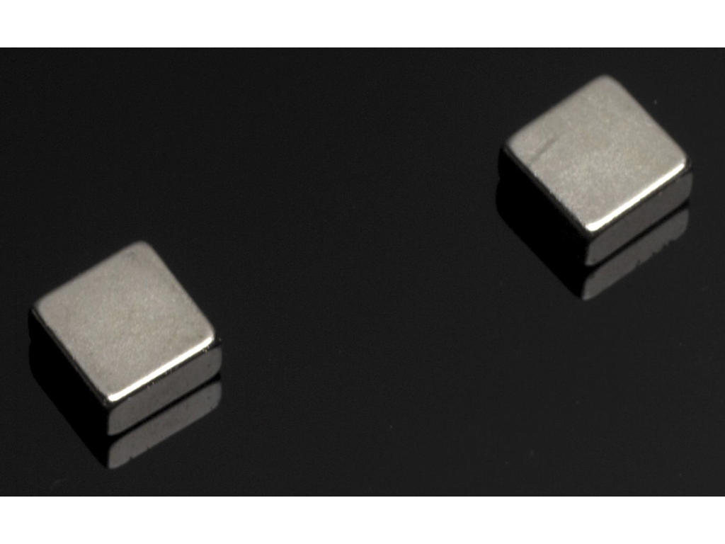 Magneter | Naga | til glastavle | 1x1x0,5cm | firkantet | stål | 6 stk