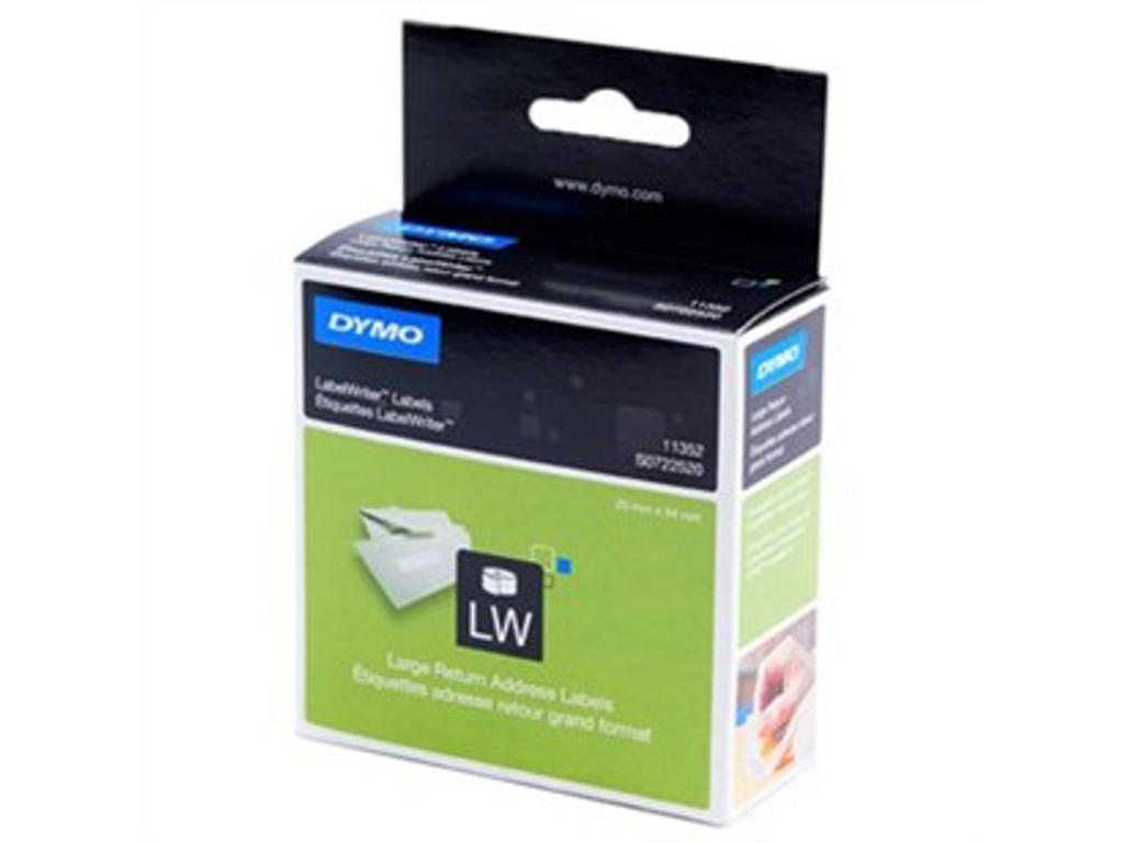 Dymo etiketter 25x54mm 500 stk. S0722520