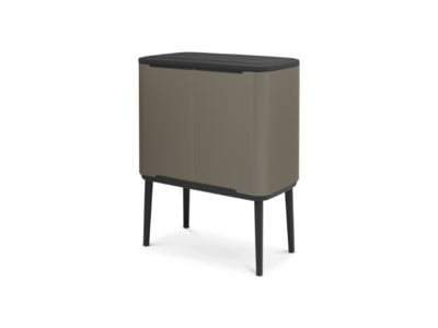 Brabantia affaldsspand med låg | Bo Touch Bin | 11 + 23 liter | Platinum