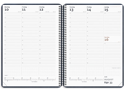 Diplomat ugekalender m/spiral trend 2026