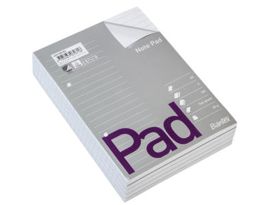 Blok A5 linjeret toplimet 2 huller