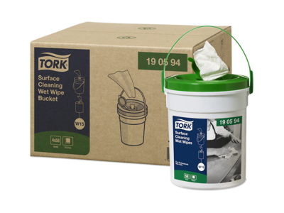 Renseservietter Tork W15 190594 Wet Wipe overflader 4x58 stk