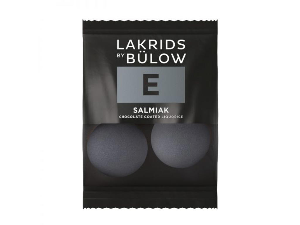 Lakrids by Bülow E | Salmiak | Flowpack | 250 poser