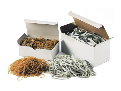 Elastikker | 160x5mm | hvid | 1 kg ca 500 stk