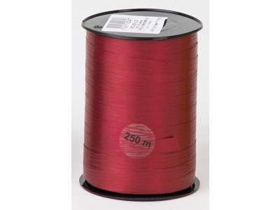 Gavebånd | 10mm x 250m | mat | mørk rød