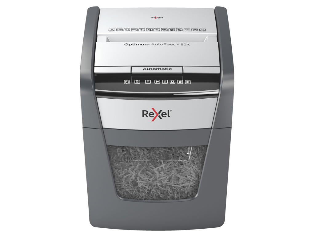 Makulator Rexel Optimum AutoFeed+ 50X P4 20 liter