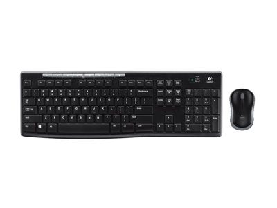 Tastatur + Mus Logitech Trådløs MK270
