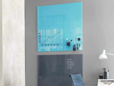 Magnetisk glastavle Naga | 100 x 100 cm | Turkis