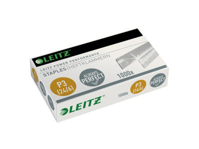 Hæfteklamme 24/6 P3 Leitz 1000 stk