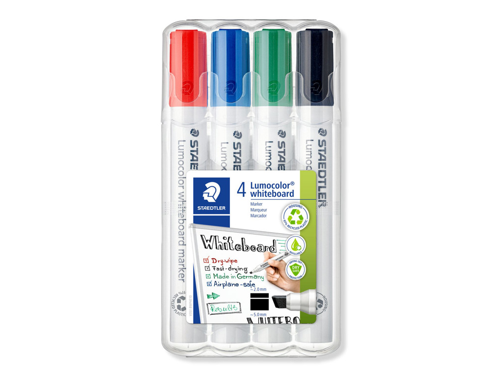 Whiteboardmarker Lumocolor 351B 4 ass. 2-5 mm