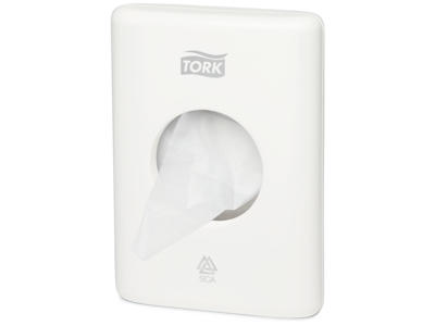 Dispenser Tork B5 566000 t/hygiejneposer hvid