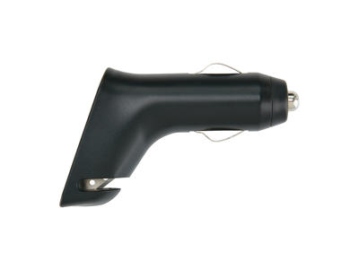 Biloplader med to udgange samt seleskærer og rudeknuser, sor