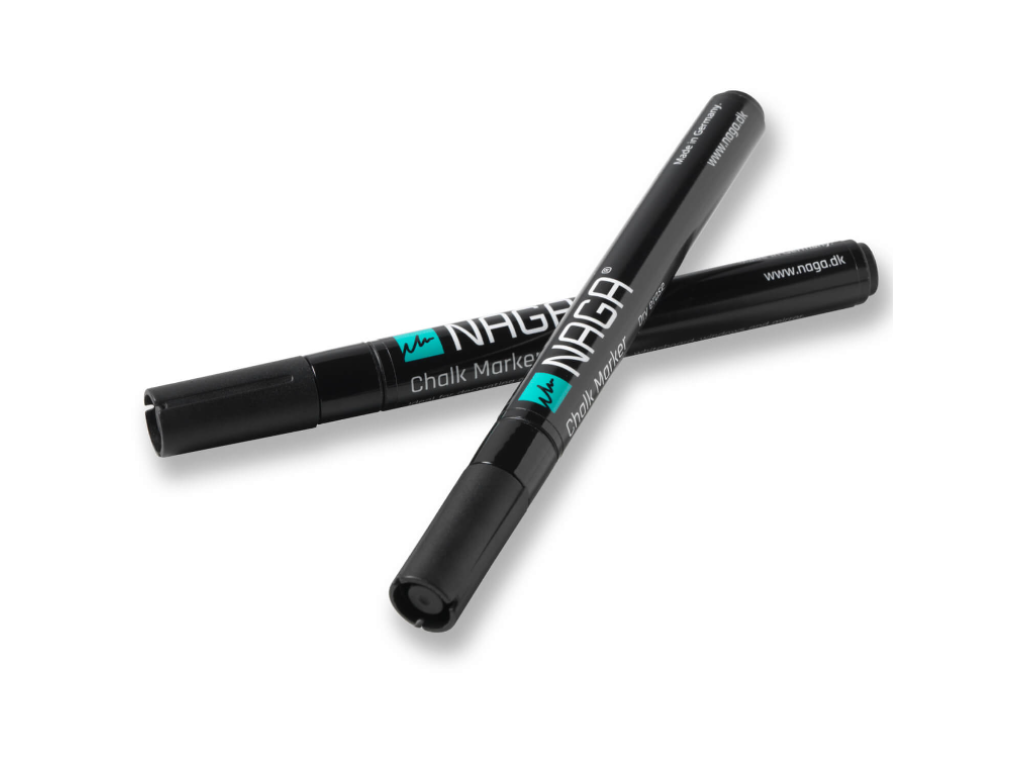 Glastavle marker Naga sort 2 mm Dry Erase