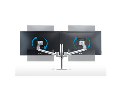 WERGON - Titan - Justerbar Dual Monitor skærm holder/arm