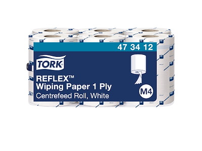 Aftørringspapir Tork Reflex M4 473412 6 ruller