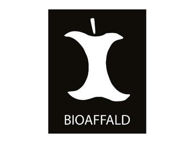 Piktogram BIOAFFALD 70 x 80 mm