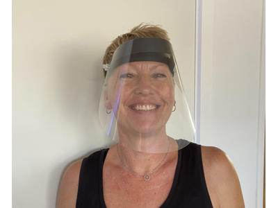 Ansigtsvisir til flergangsbrug CE-mærket vipbar 