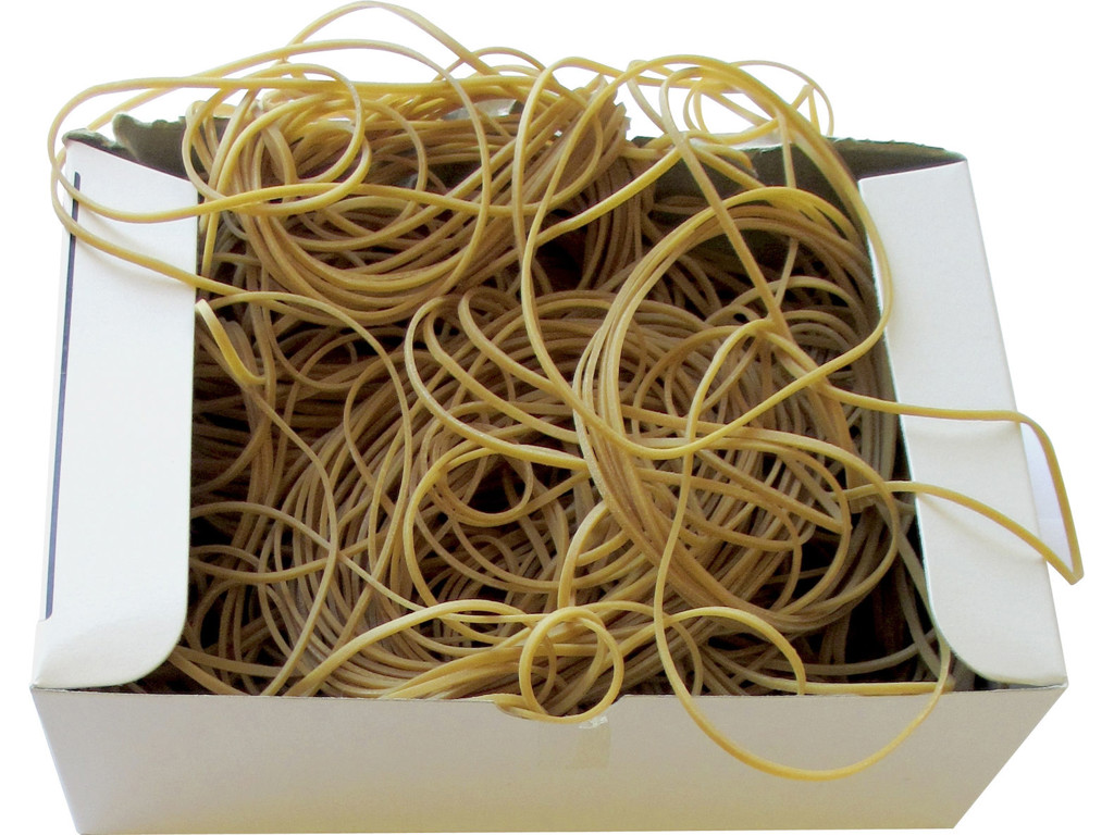 Elastikker | 22 | 1,7x120mm | brun | 250 g ca 460 stk