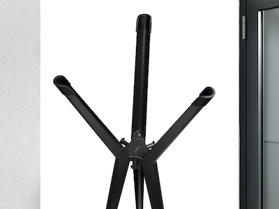 Stumtjener med 6 knager DURASTORE®, Sort