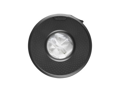 Brabantia vasketøjskurv 35 liter hvid/mørkegråt låg 