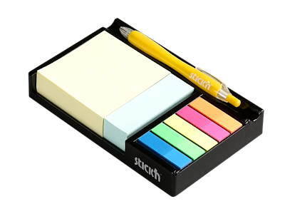 Indexfaner | 3 størrelser |med holder 