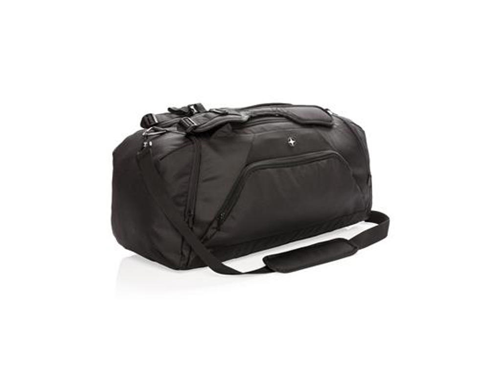 Swiss Peak RFID sports duffel / rygsæk, sort