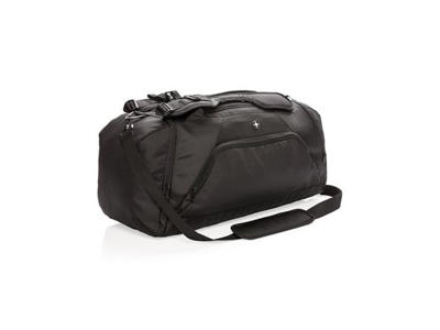 Swiss Peak RFID sports duffel / rygsæk, sort