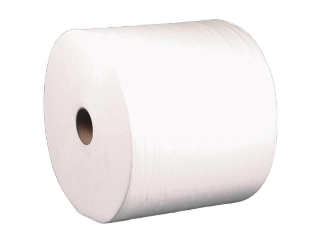 Værkstedsrulle hvid Care-Ness 4-lags 29,3cmx400m