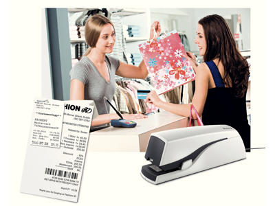 Elektrisk hæftemaskine Leitz 5533 hvid