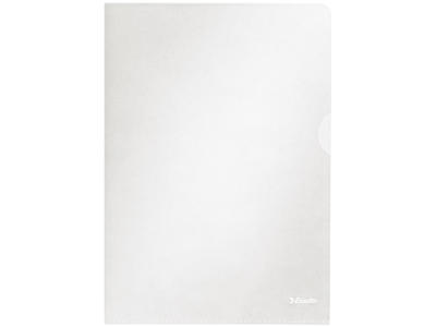 Plastomslag A4 0,115 m/præg 100 stk Esselte