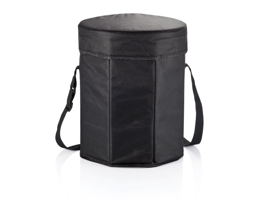 Køletaske / skammel, sort