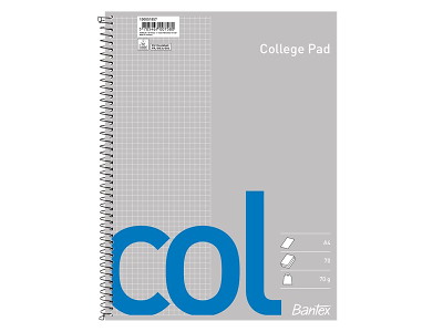 Kollegieblok A4+ kvadreret