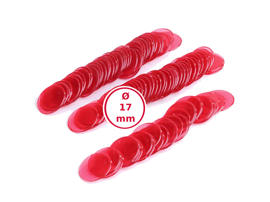 Dækbrikker rød 100 stk