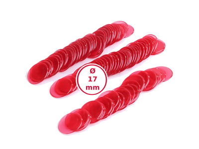 Dækbrikker rød 100 stk