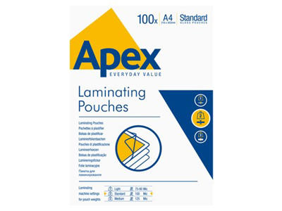 Lamineringslomme A4 100 mic 100 stk
