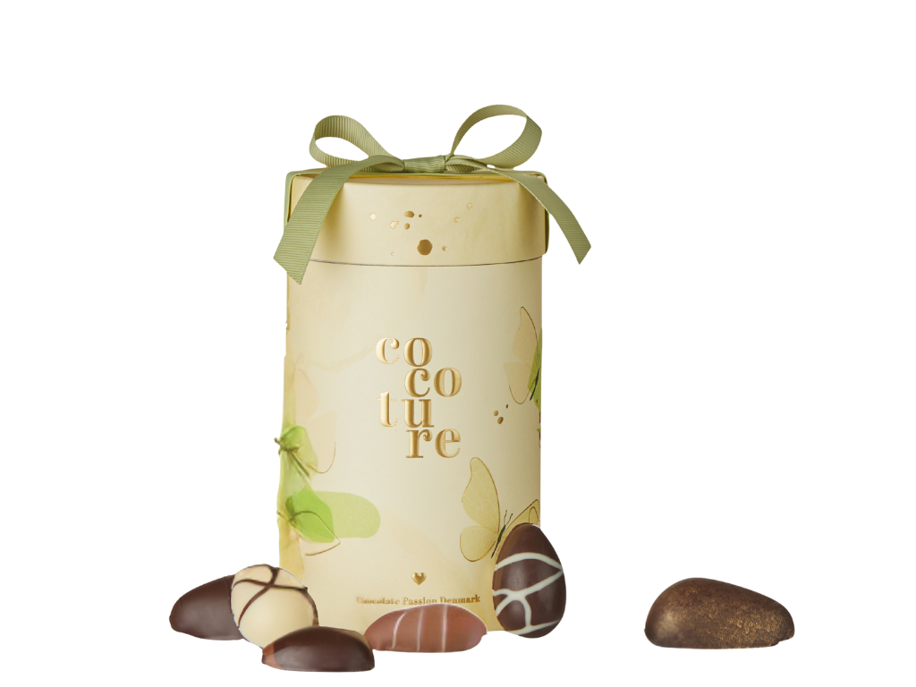 Cocoture gaverør med sløjfe | Marcipanæg og fyldte æg 255g.