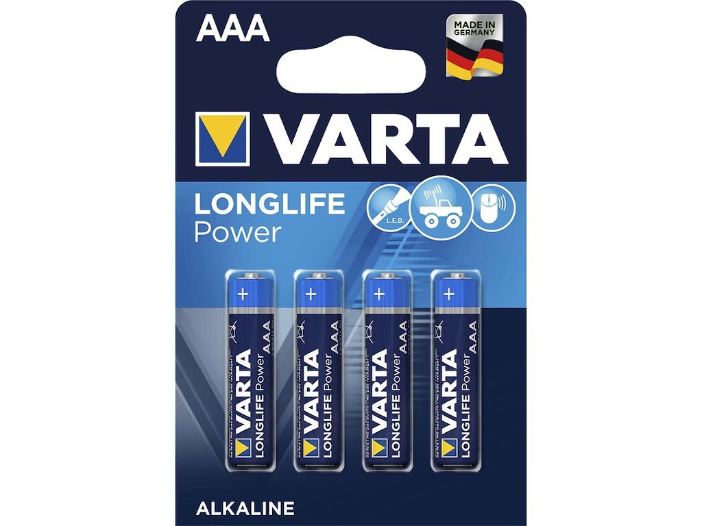 Batteri Varta Longlife Power AAA 4 stk