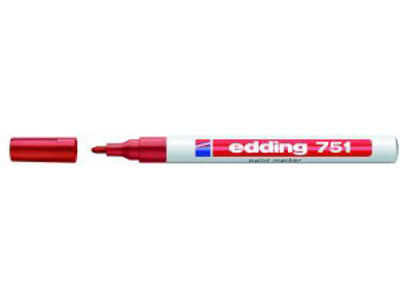 Paintmarker Edding 751 rød