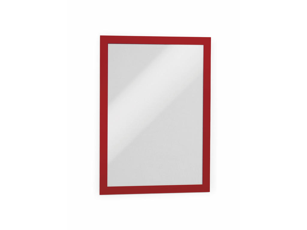 Skilt Duraframe® A4 rød selvklæbende 2 stk.