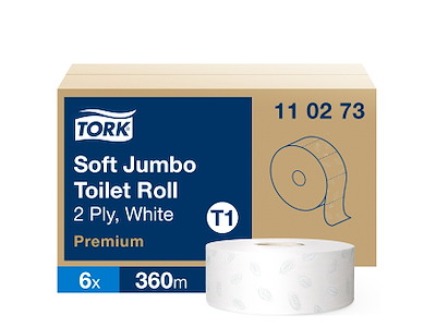 Toiletpapir Tork Jumbo T1 110273 Premium Soft 2-lags 6 rl.