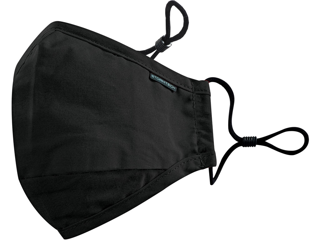 Mundbind stof Stormtech Sort inkl. 2 filter