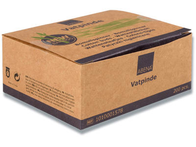 Vatpinde bambus/bomuld 200 stk