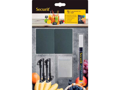 Chalkboard tags A8 20 stk incl. hvid chalkmarker