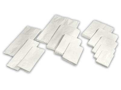 Bagerpose hvid 2,5 kg 270x335mm 500 stk.