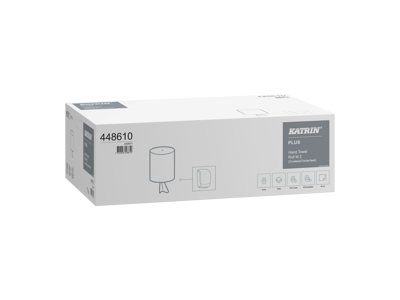 Håndklæderulle Katrin Plus M 448610 2-lags perforeret 6 rl