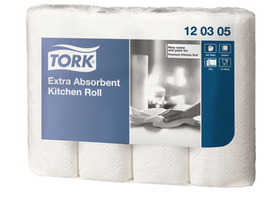 Køkkenrulle Tork Extra Soft | 3-lags hvid | 48 rl | 12,2 m