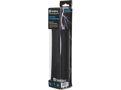 Musemåtte Gamer Sandberg 32x24 cm sort 