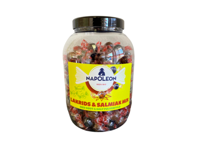 Bolcher Lakrids & Salmiak mix indpakket 1300 gram